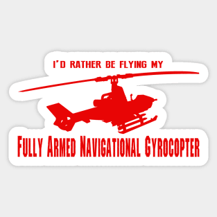 FANG  (red) Sticker